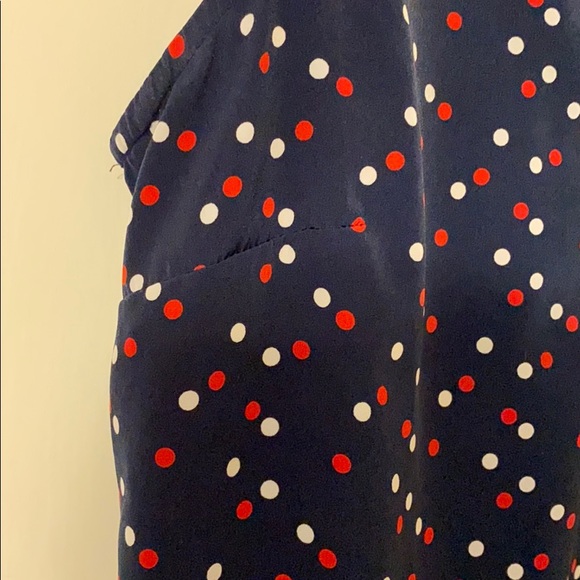 Tommy Hilfiger PolkaDot Sleeveless Shirt Like New - Picture 4 of 7